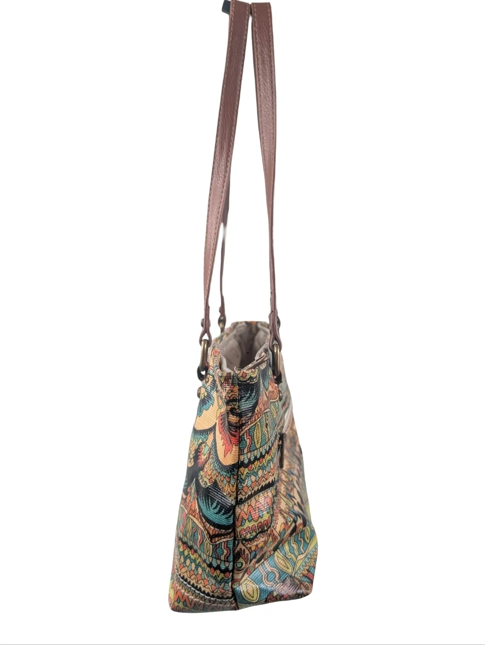 Sakroots Artist Circle Tote Colorful Boho Print Shoulder Bag